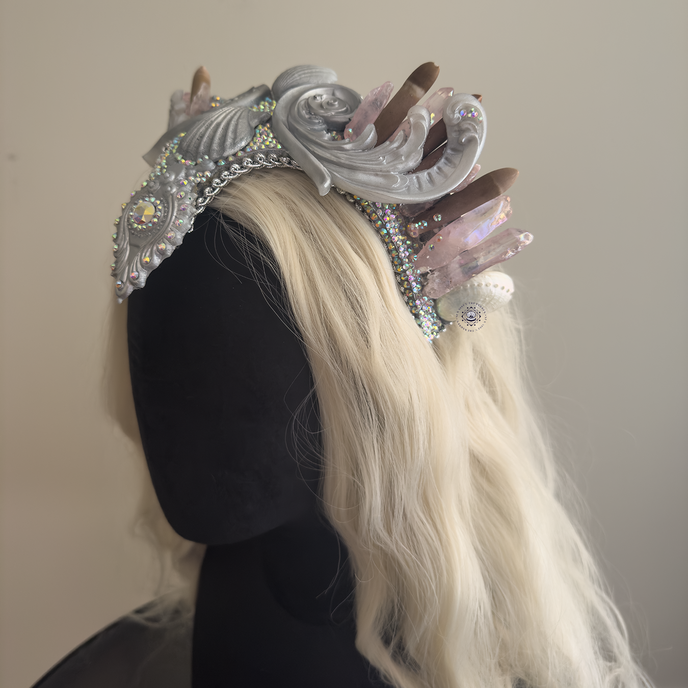 Baby Pink and Siliver Crown