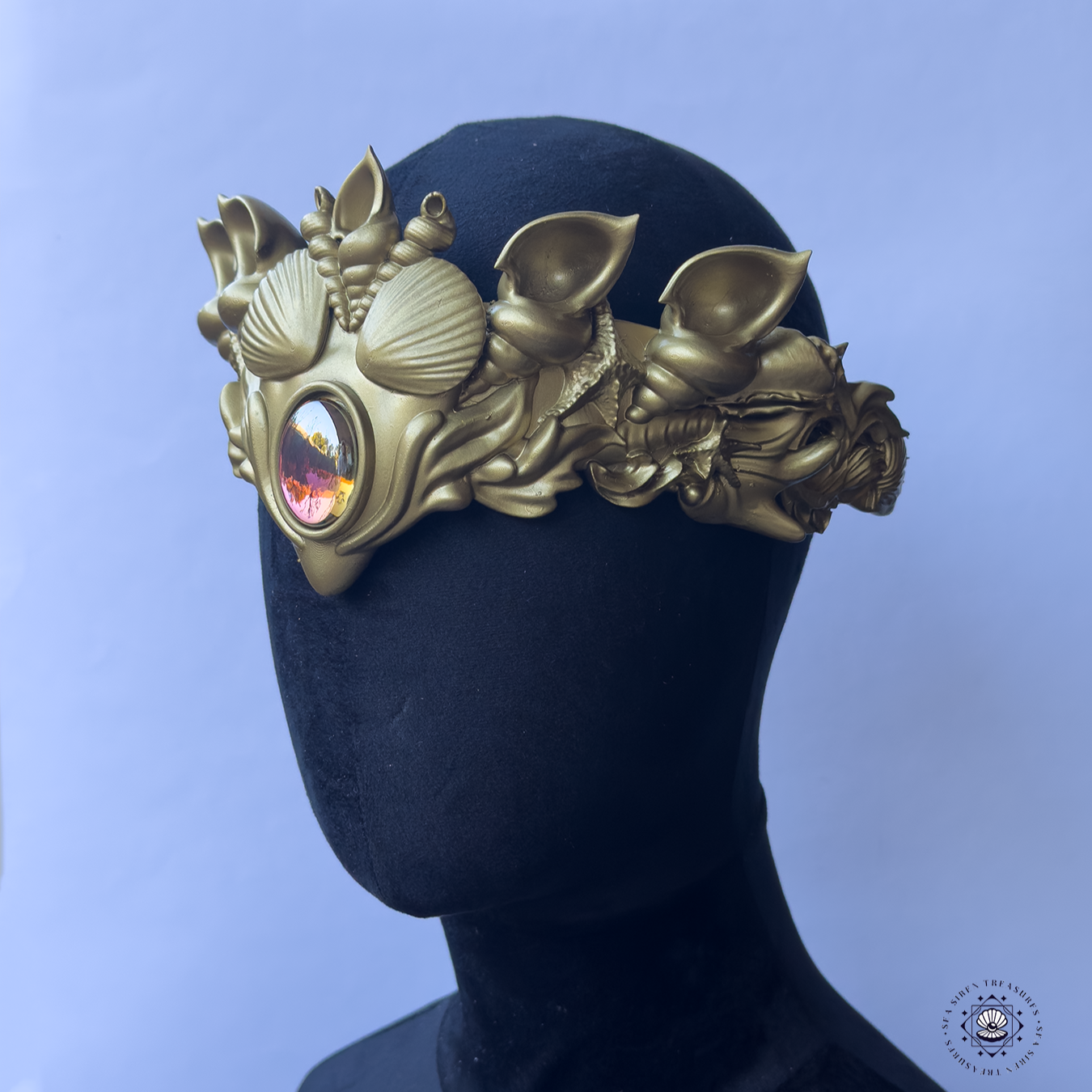 Gold and Pink Sea Crown