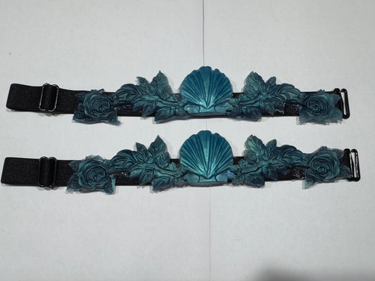 READY TO SHIP - Scallop Shell Armbands