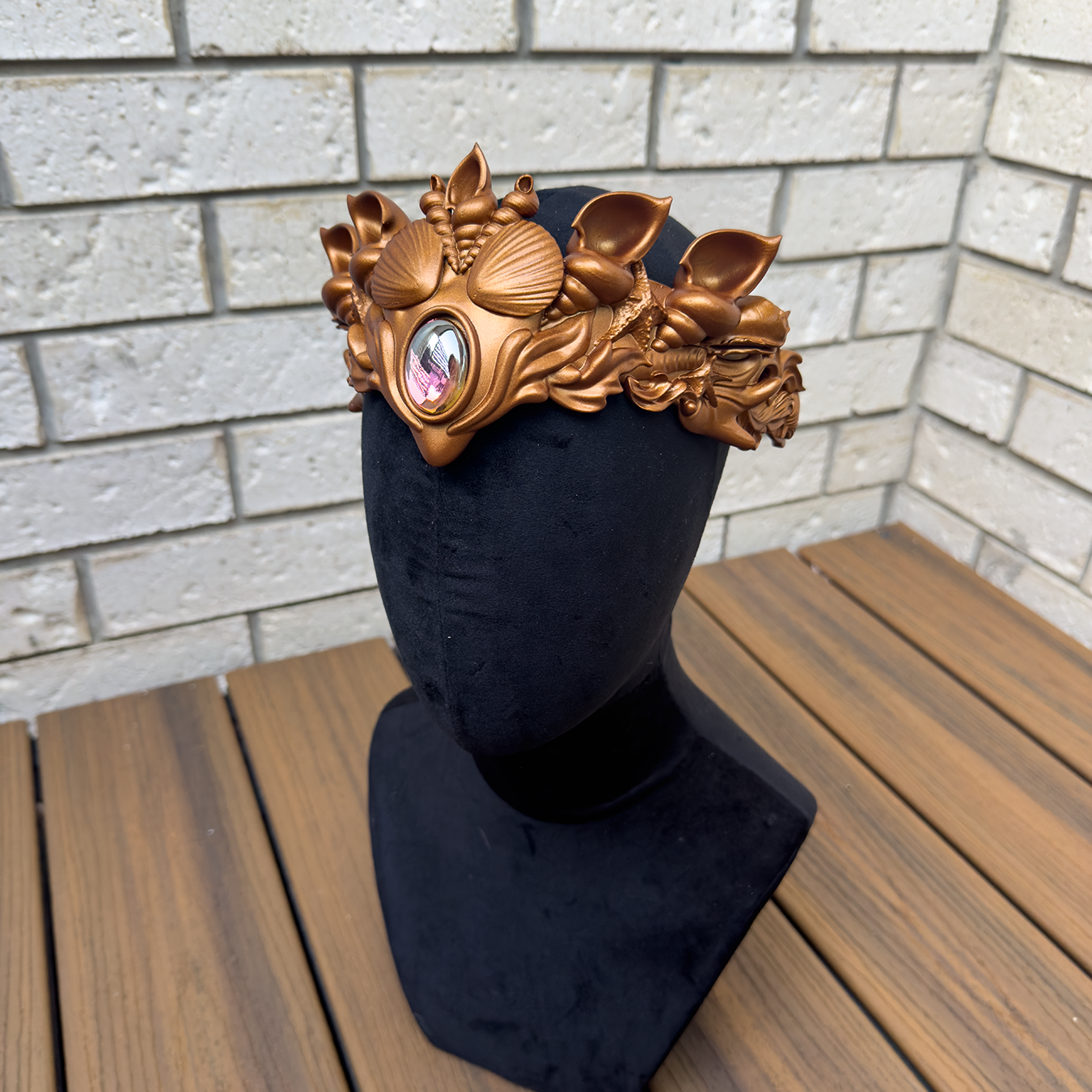 READY TO SHIP - Cabochon Sea Crown