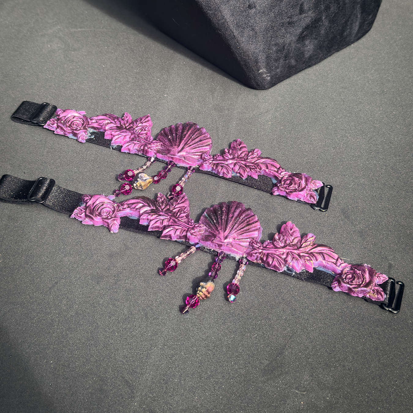 Purple Chameleon Armbands