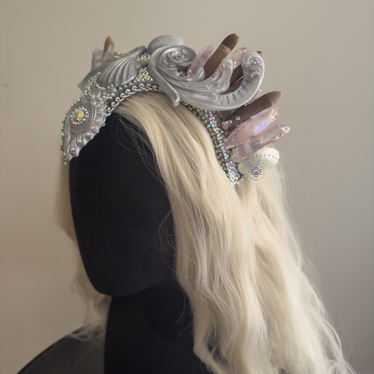 Baby Pink and Siliver Crown