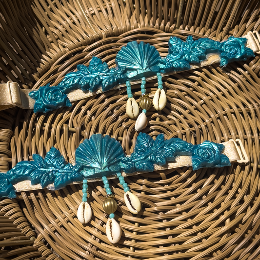 Blue Colourshift Armbands