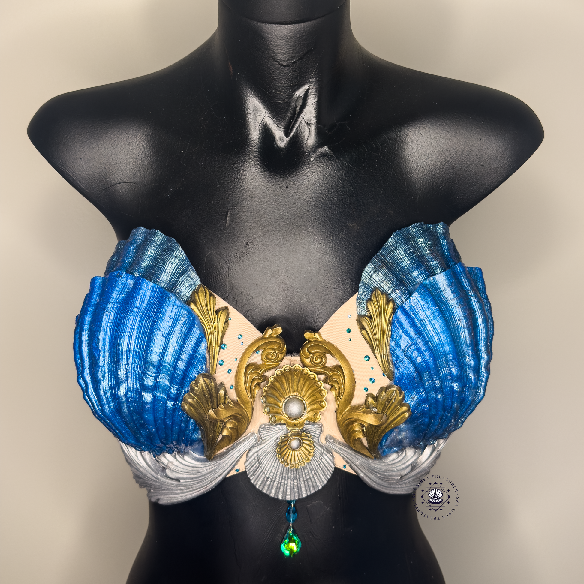 Silicone Shell Mermaid Top