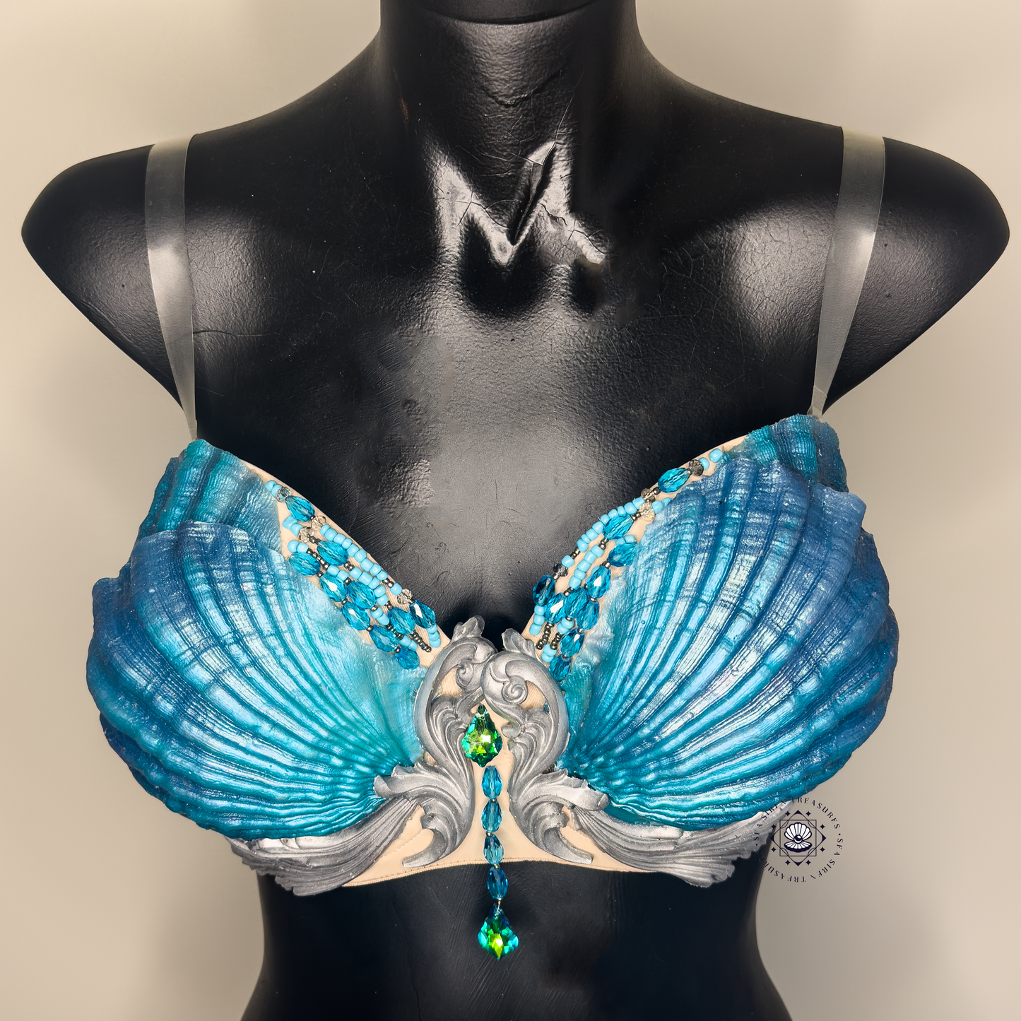 Silicone Shell Mermaid Top