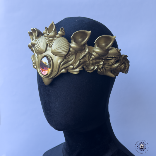 Gold and Pink Sea Crown