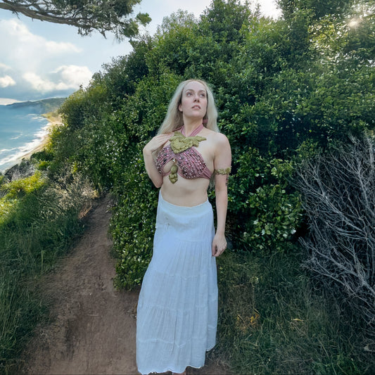 Gypsea Sun Beaded Halter Top