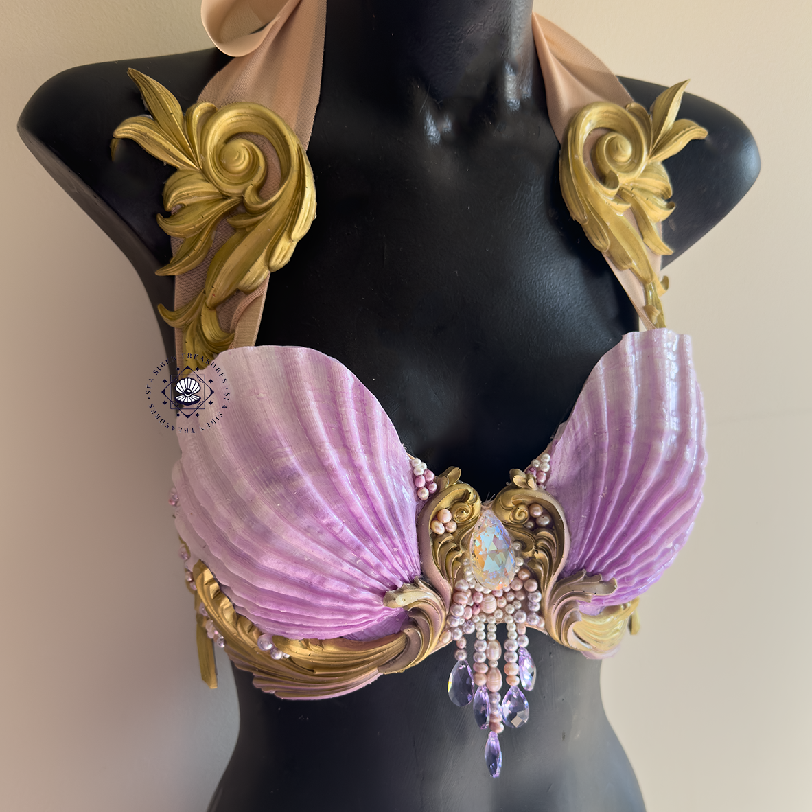 Lilac Gold Shell Top