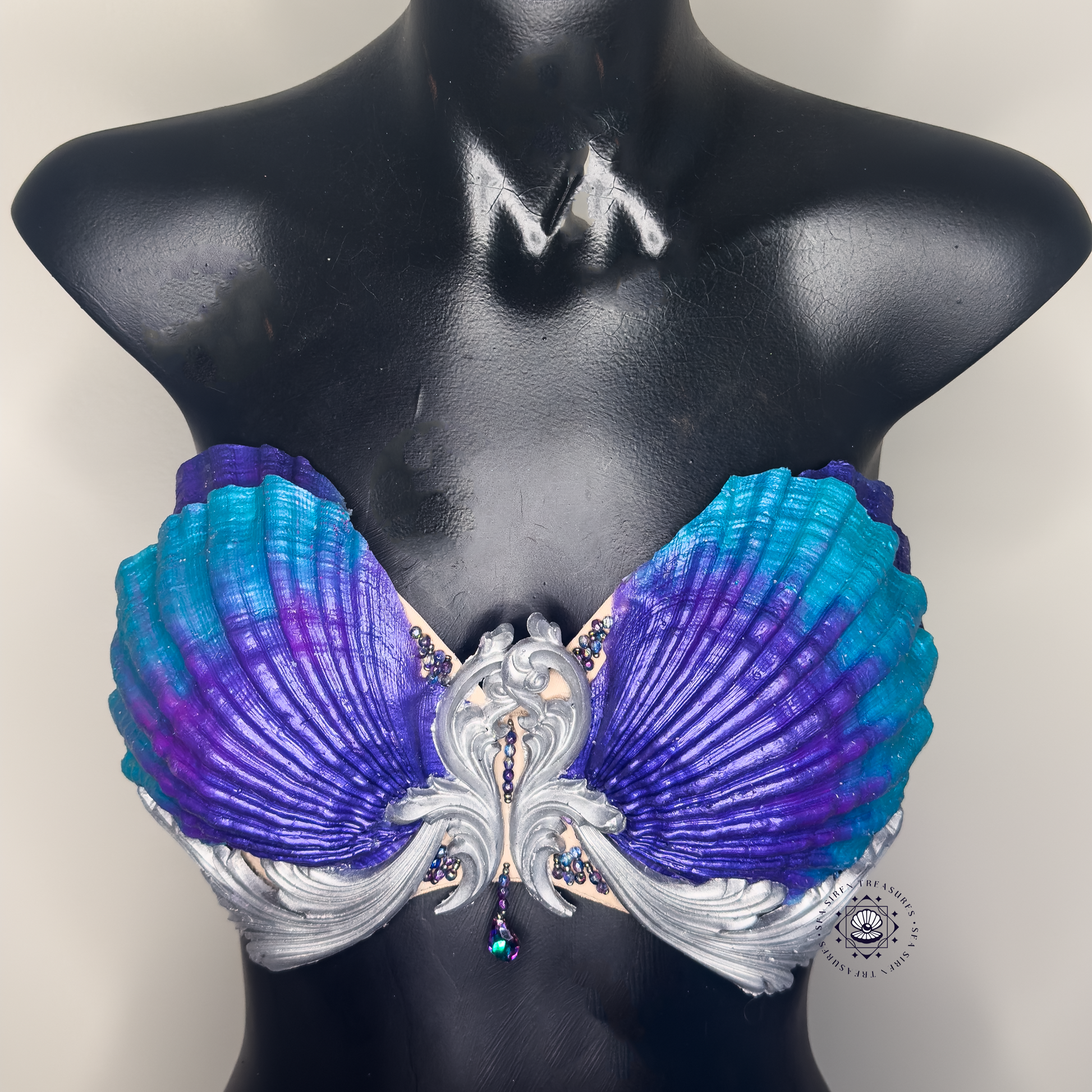 Silicone Shell Mermaid Top