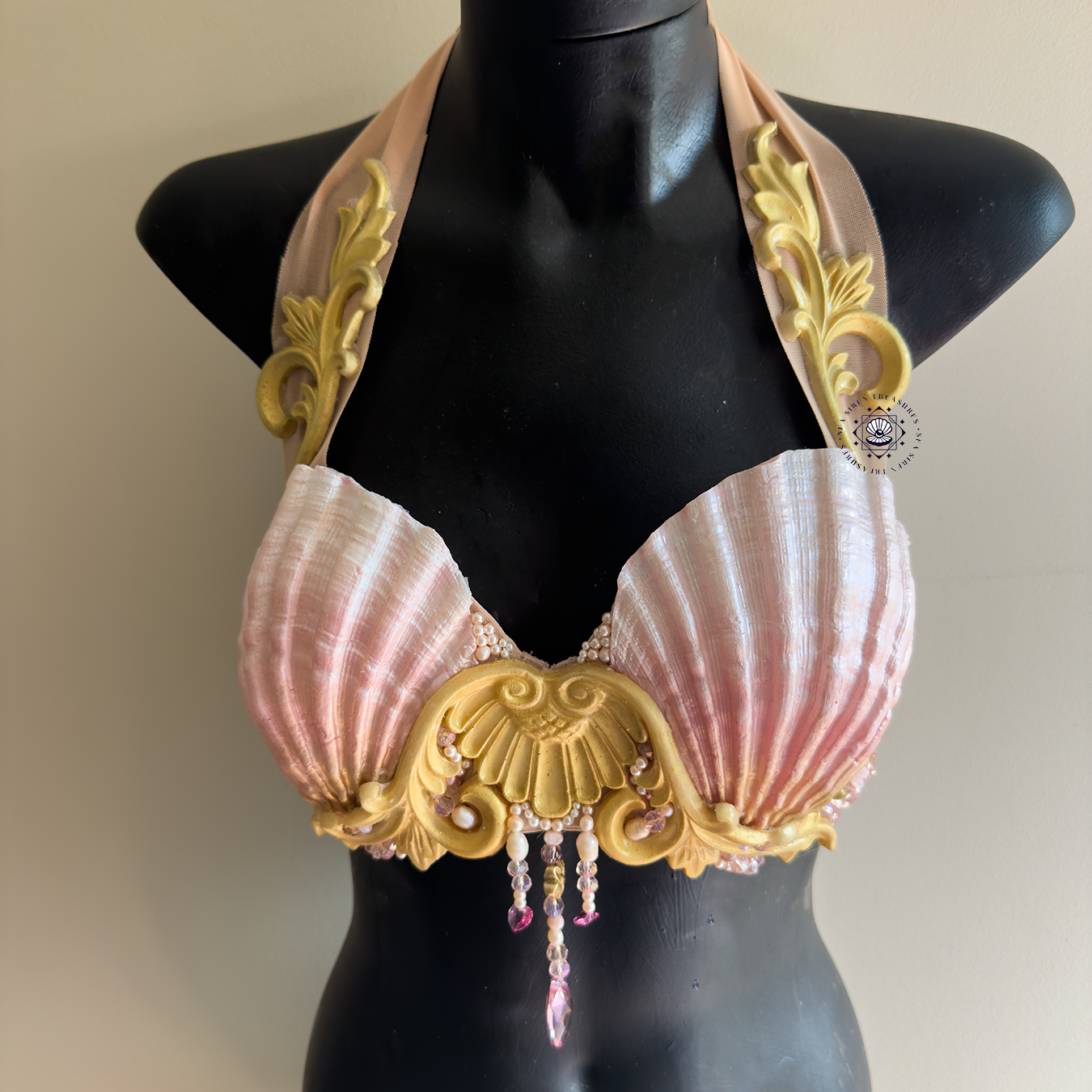 Pink Gold Shell Top