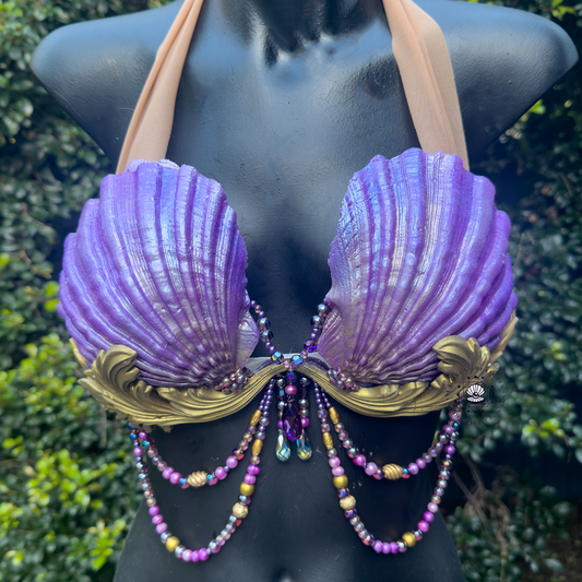 Purple Plunge Shell Top