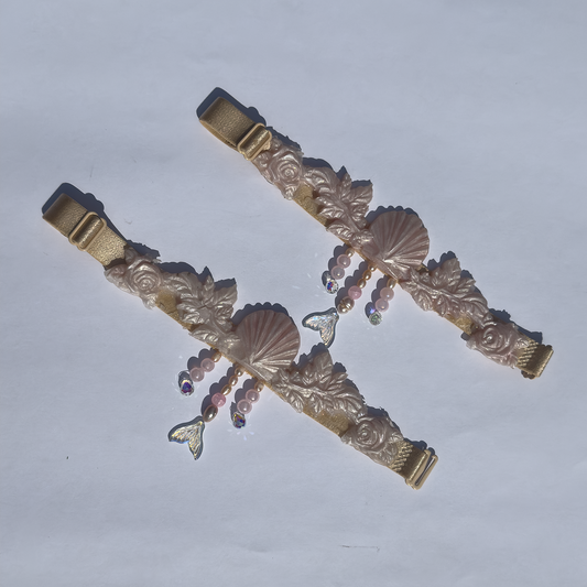Scallop Shell Pink Armbands