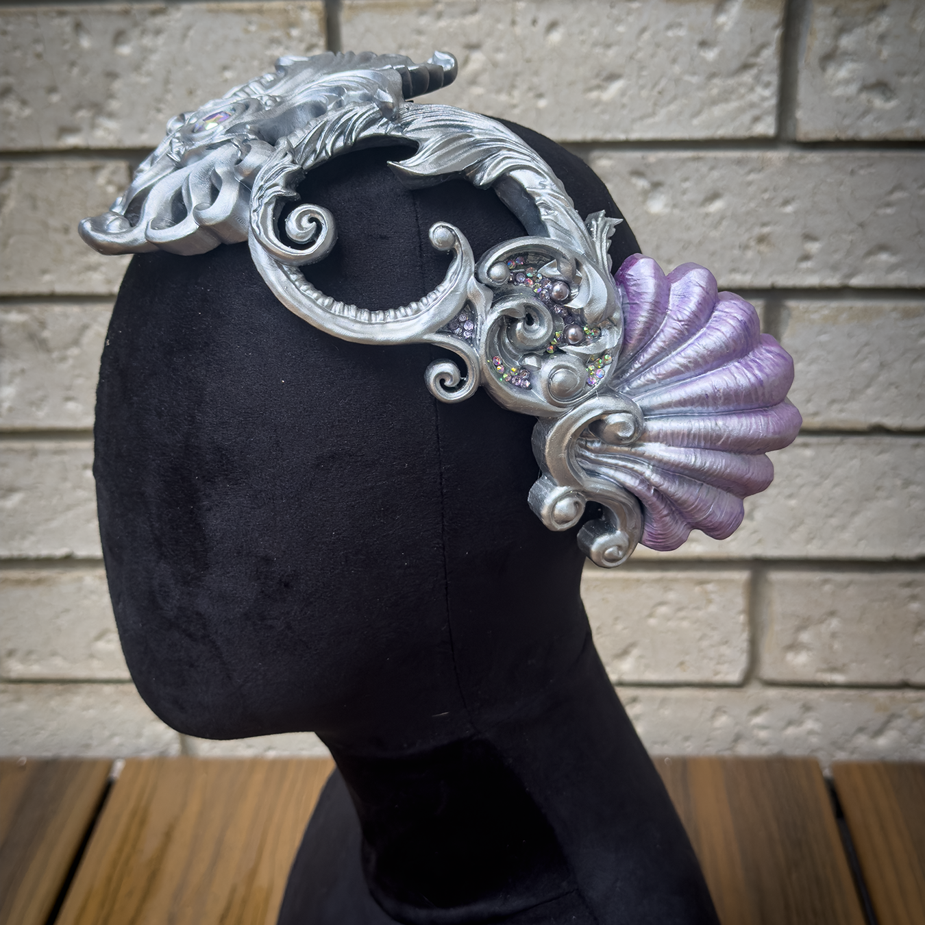 Lavender Crown Detail