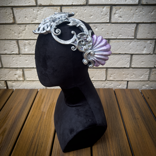 Silver Lavender Relic Crown